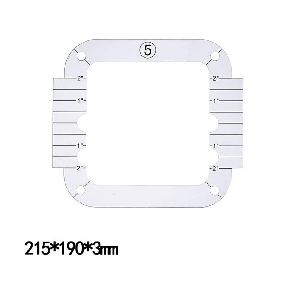 Quilting Ruler Free Motion Quilting Template With Quilting Frame Sewing  Ruler 
